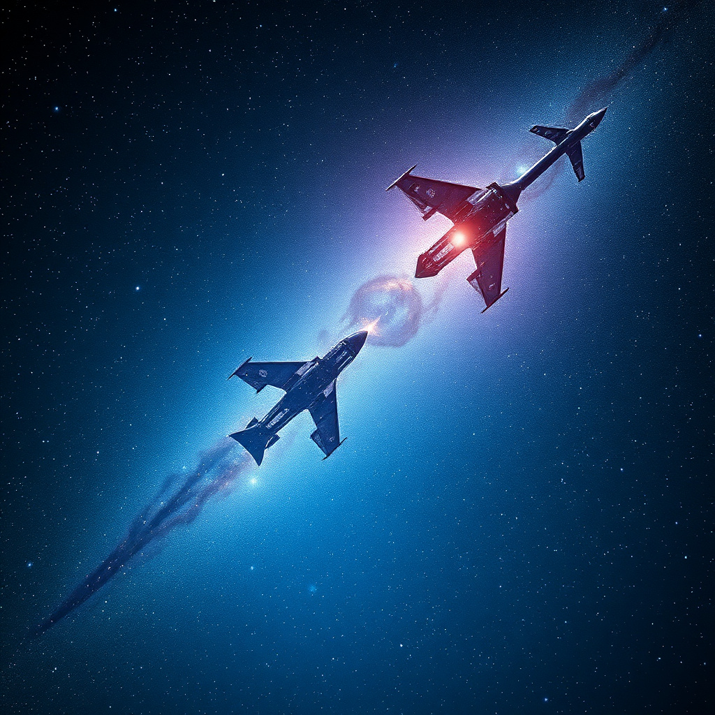 Cinematic background showing a starry galaxy